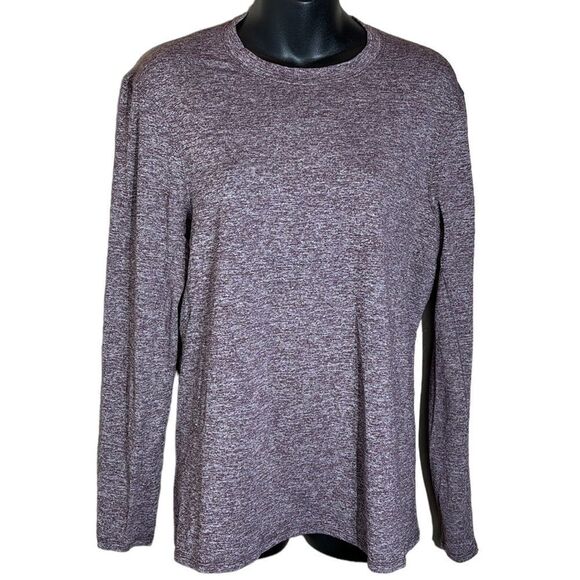 Lululemon men’s long sleeve space dye maroon shirt - Picture 1 of 3